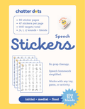 Speech Therapy Articulation Sticker Pack - S, L, R & Blends - No Prep SLP Materials